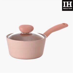 Neoflam® Sherbet Ceramic Nonstick 1.9 qt. Aluminum Covered Saucepan in Pink