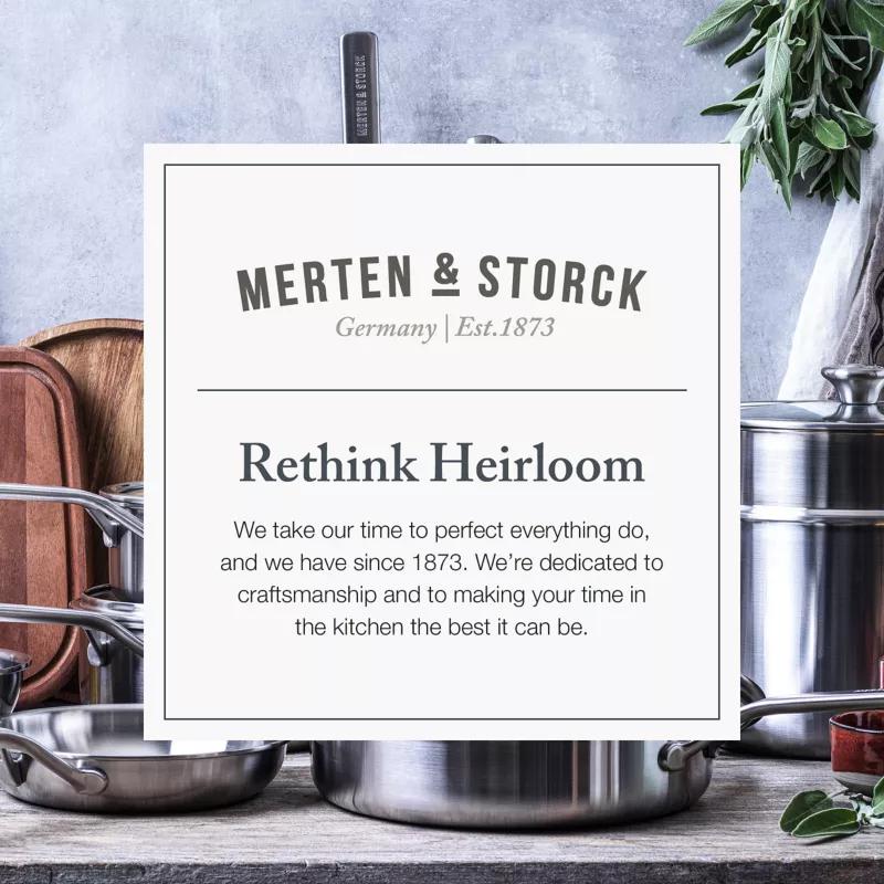Merten & Storck Stainless Steel 3-Quart Saucepan with Lid